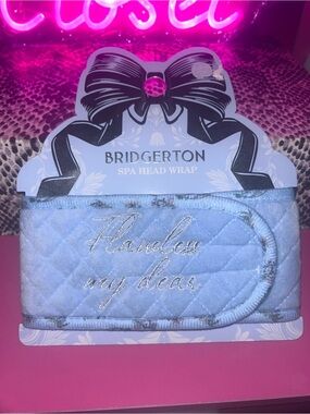 Bridgerton Blue Spa Beauty headband